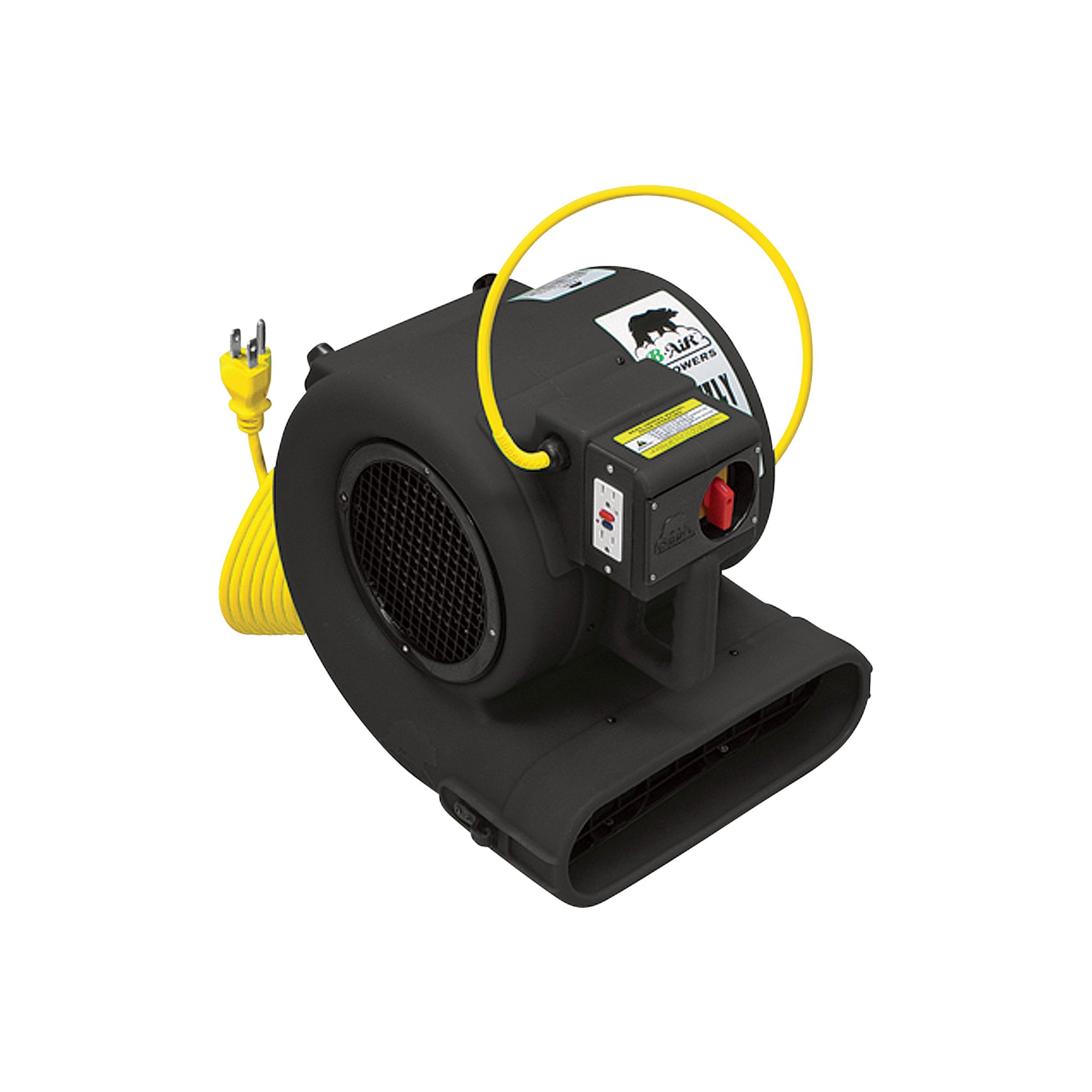 B-Air Grizzly Air Mover / Floor & Carpet Dryer — 1/3 HP, Safety Certified, Model# GP-33-ETL Black
